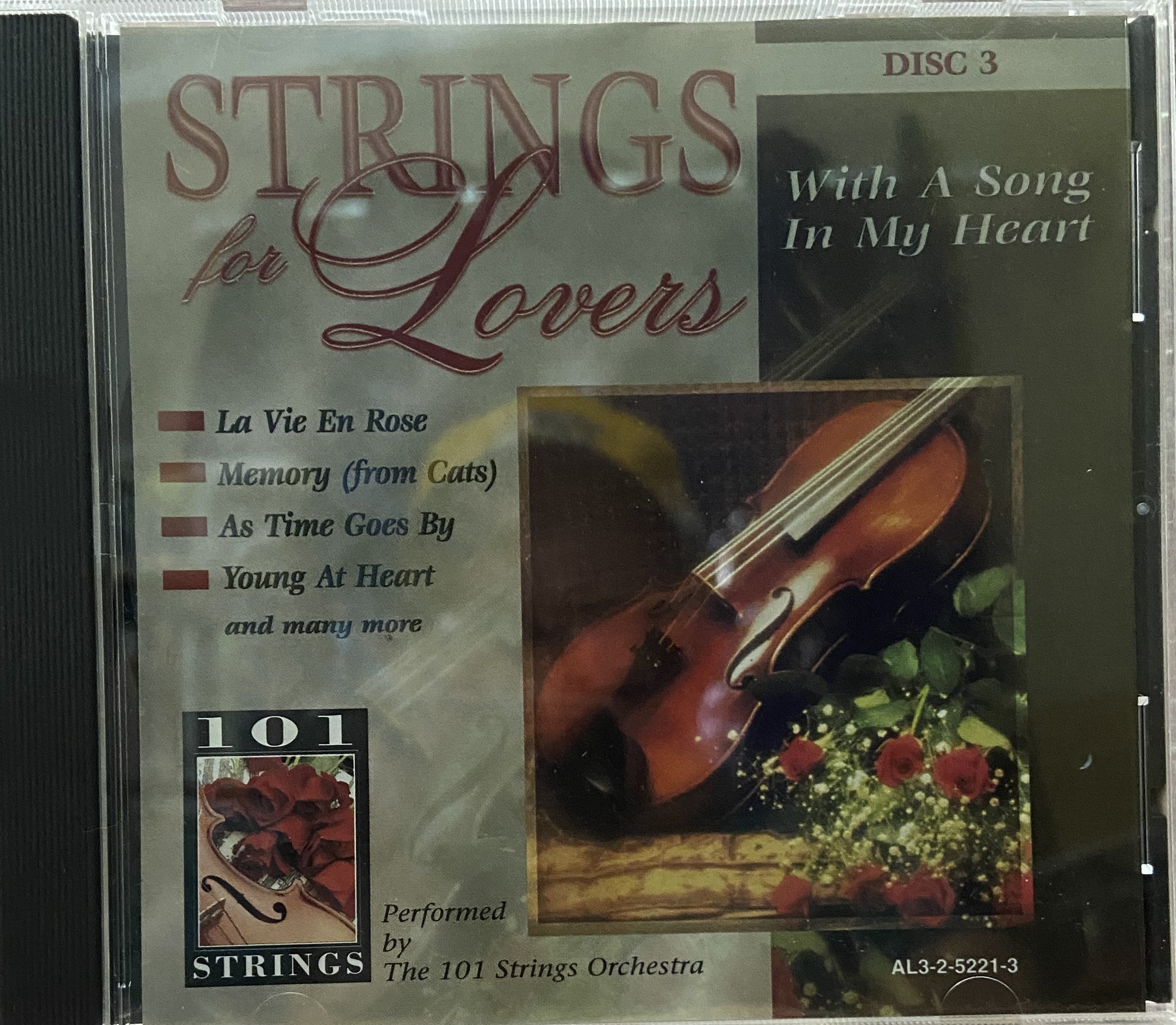 101 Strings Orchestra: Strings For Lovers Disc 3 - With A Song In My Heart