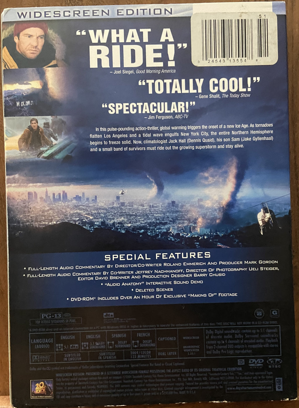 Day After Tomorrow, The W/Lenticular Slipcover