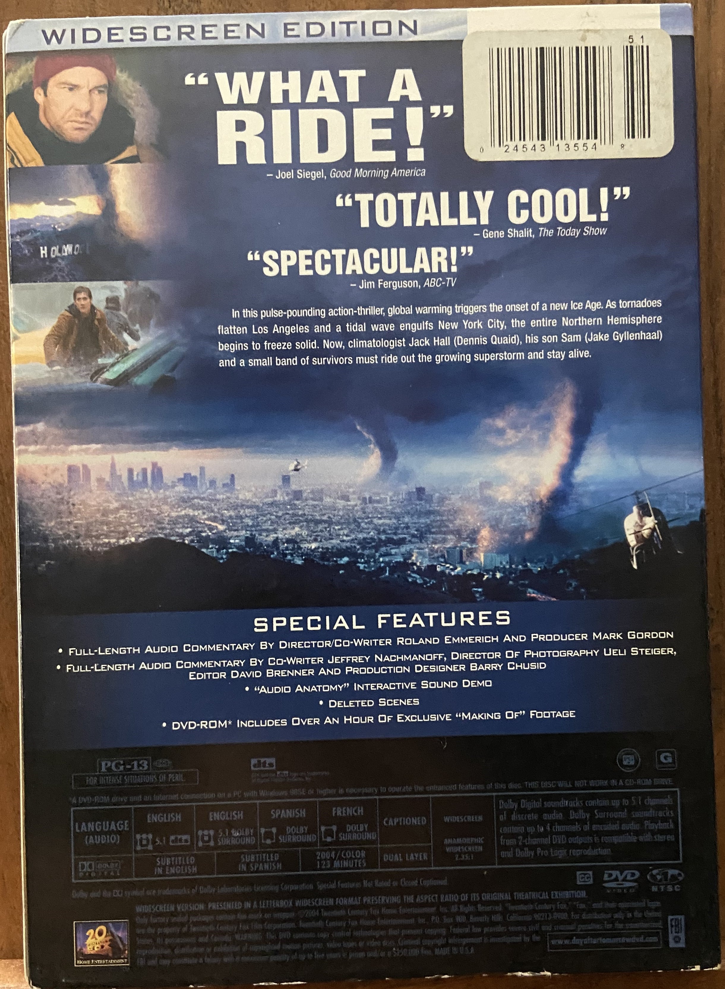 Day After Tomorrow, The W/Lenticular Slipcover