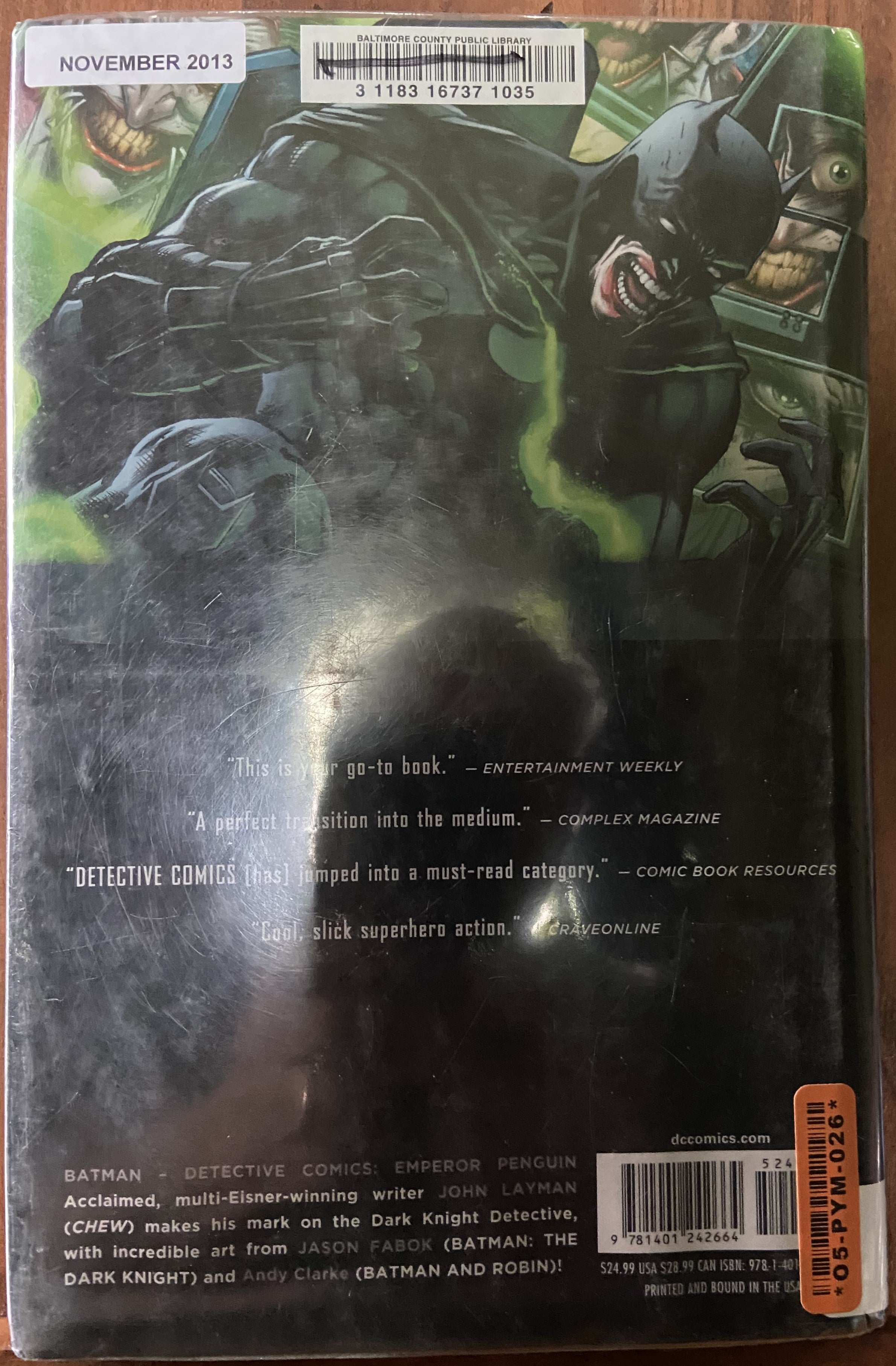 Detective Comics (2011-2016) Volume 3: Emperor Penguin HC DJ Ex-Lib