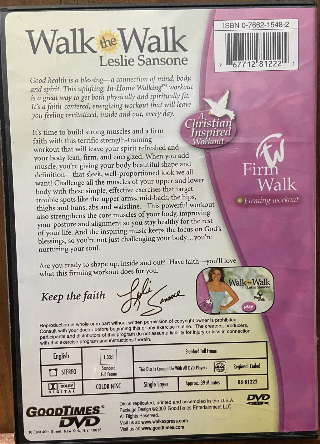 Leslie Sansone: Walk The Walk Firm Walk