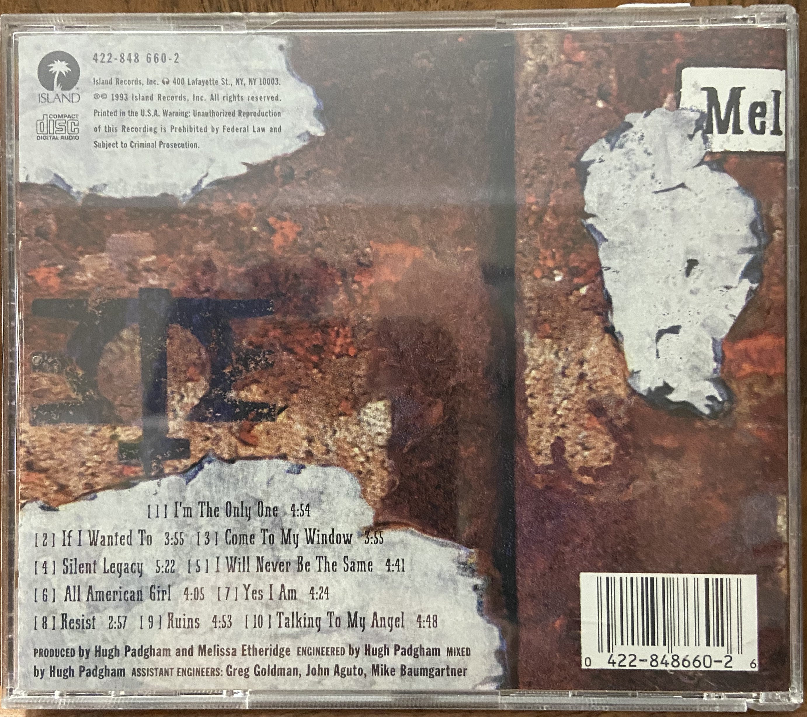 Melissa Ethridge: Yes I Am