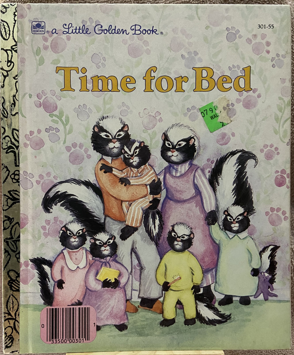 Time For Bed - A Little Golden Book