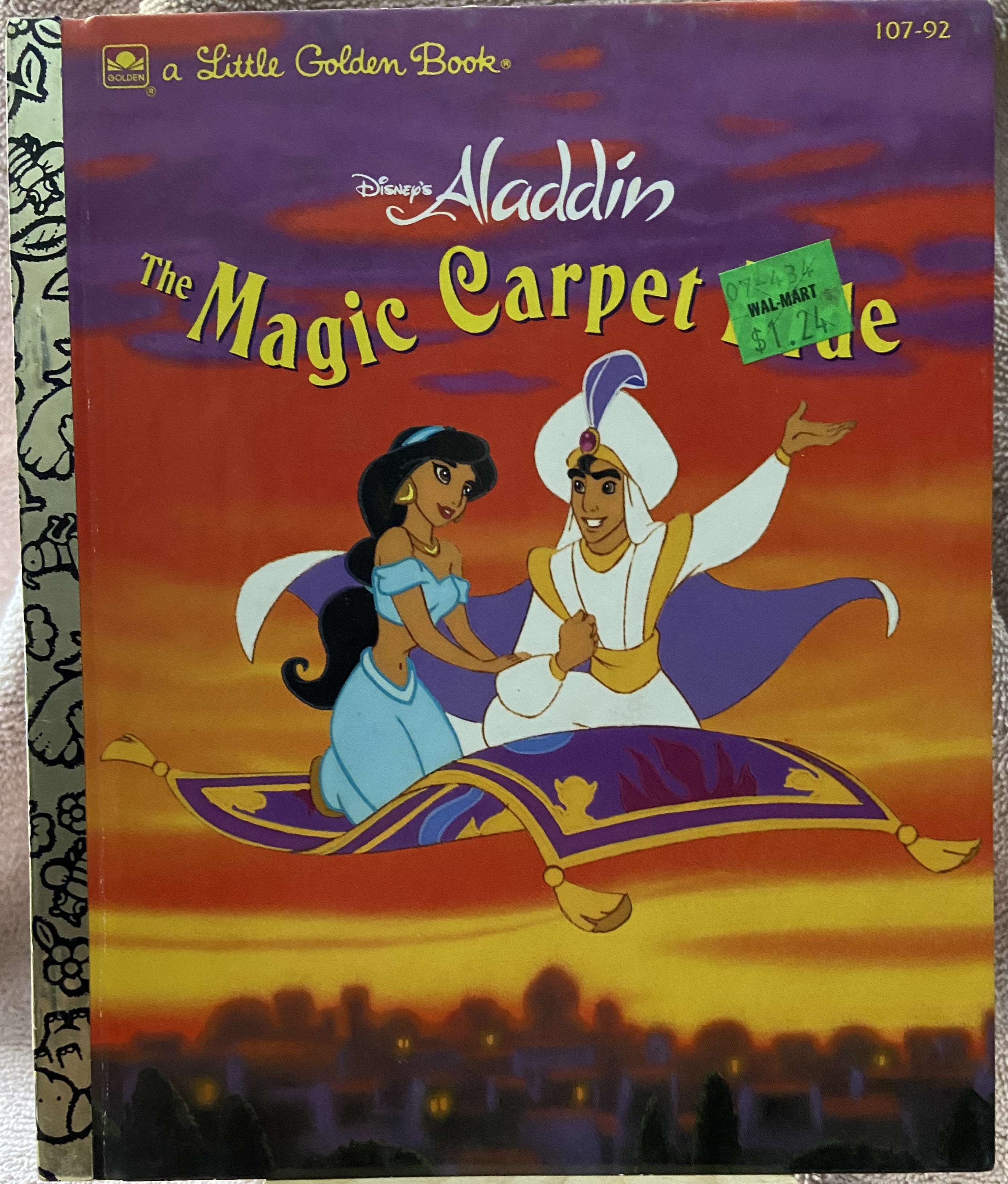 Disney's Aladdin: The Magic Carpet Ride - A Little Golden Book