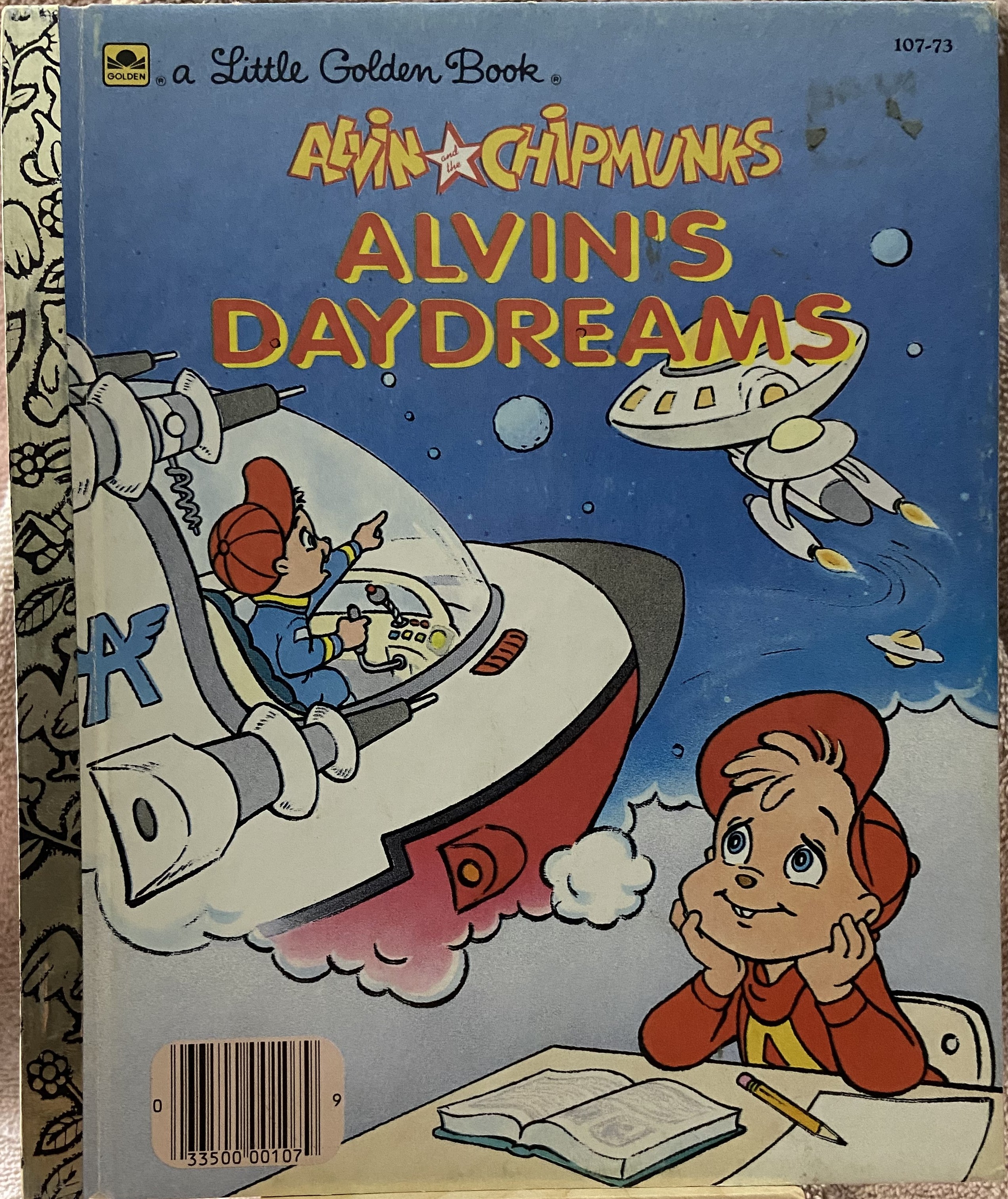 Alvin And The Chipmunks: Alvin's Daydreams - A Little Golden Book