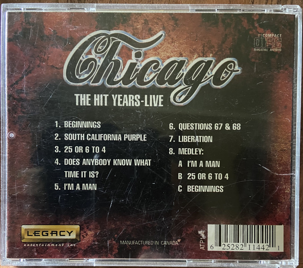 Chicago: The Hit Years - Live
