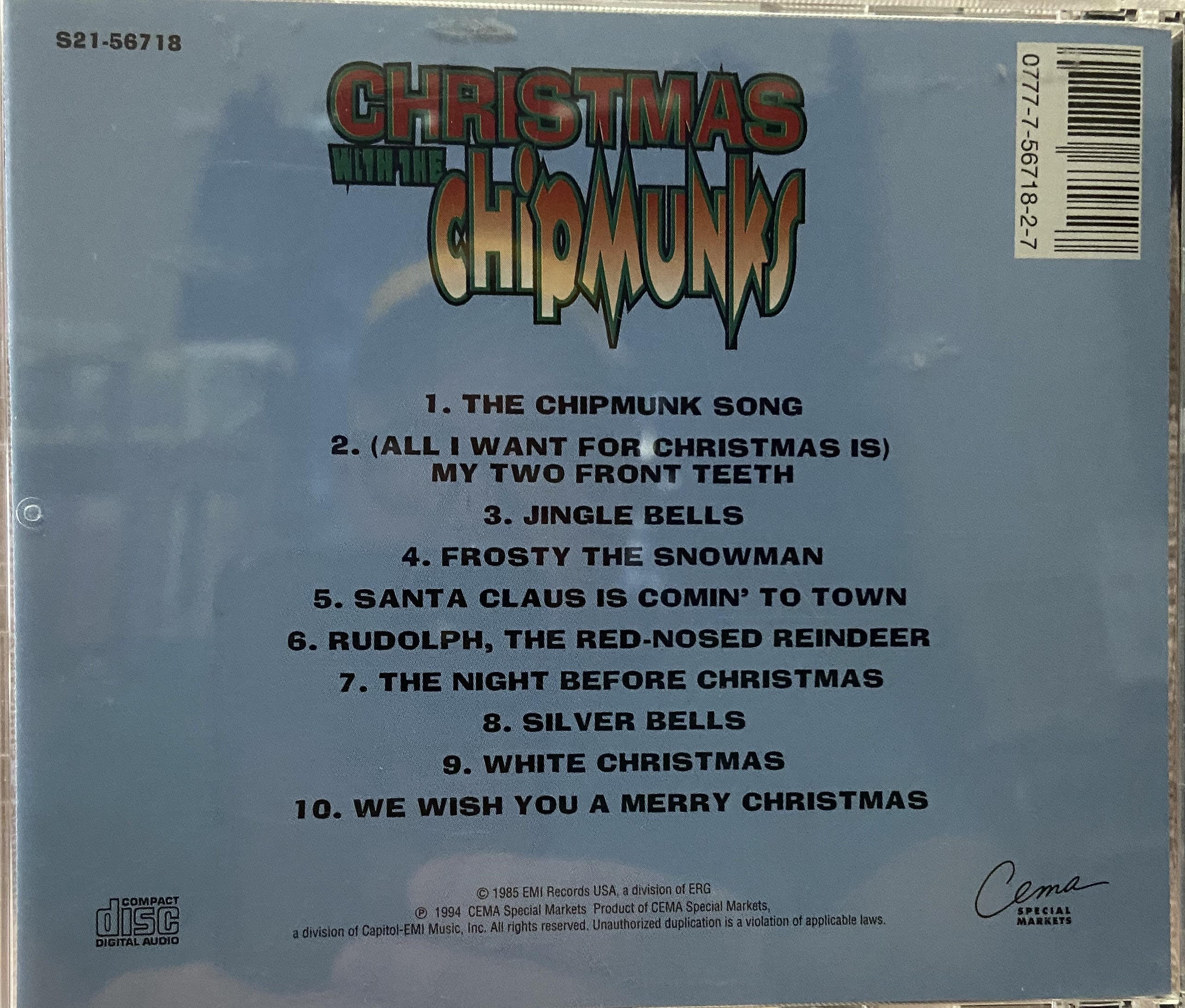 Chipmunks, The: Christmas With The Chipmunks