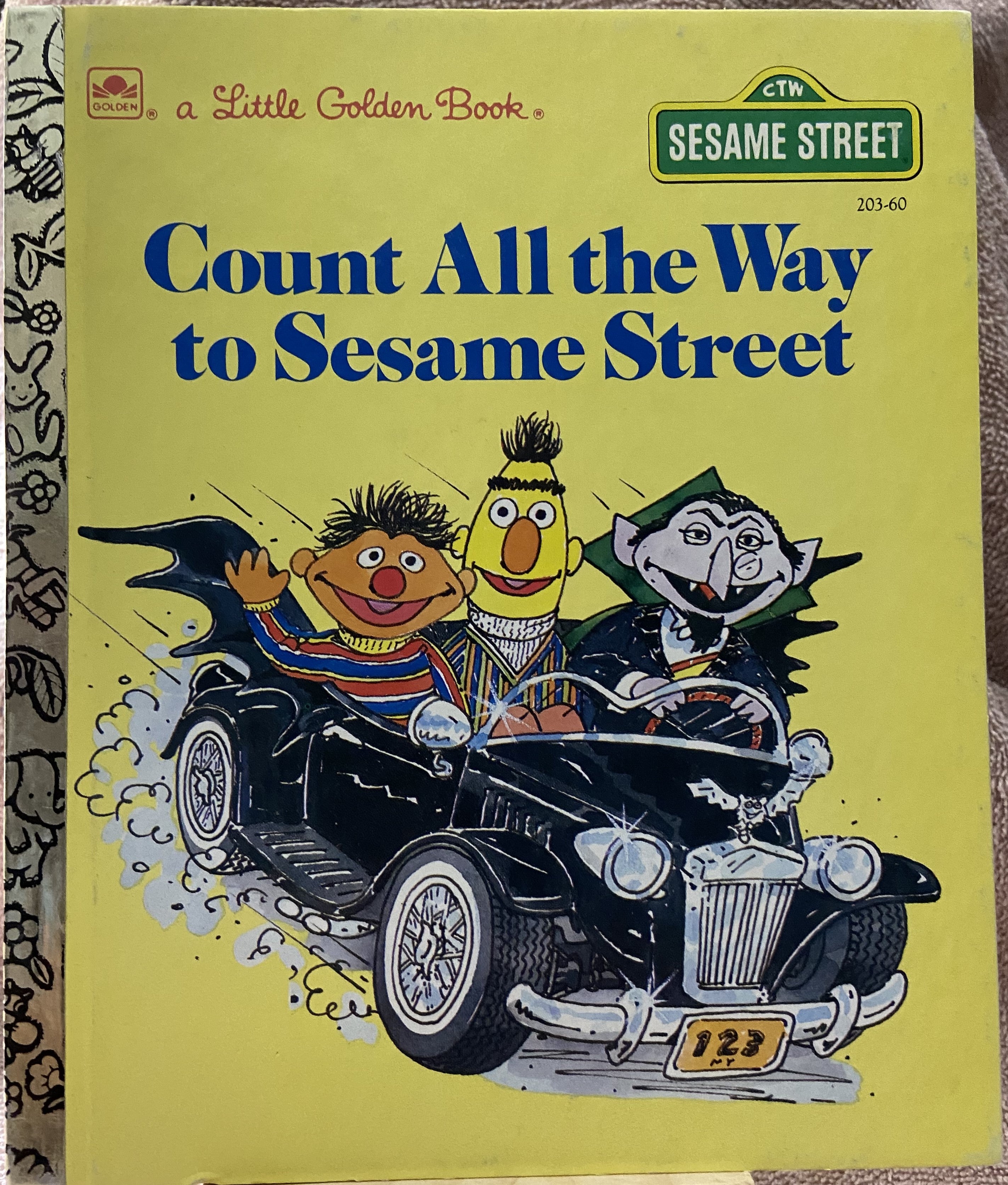 Sesame Street: Count All The Way To Sesame Street - A Little Golden Book