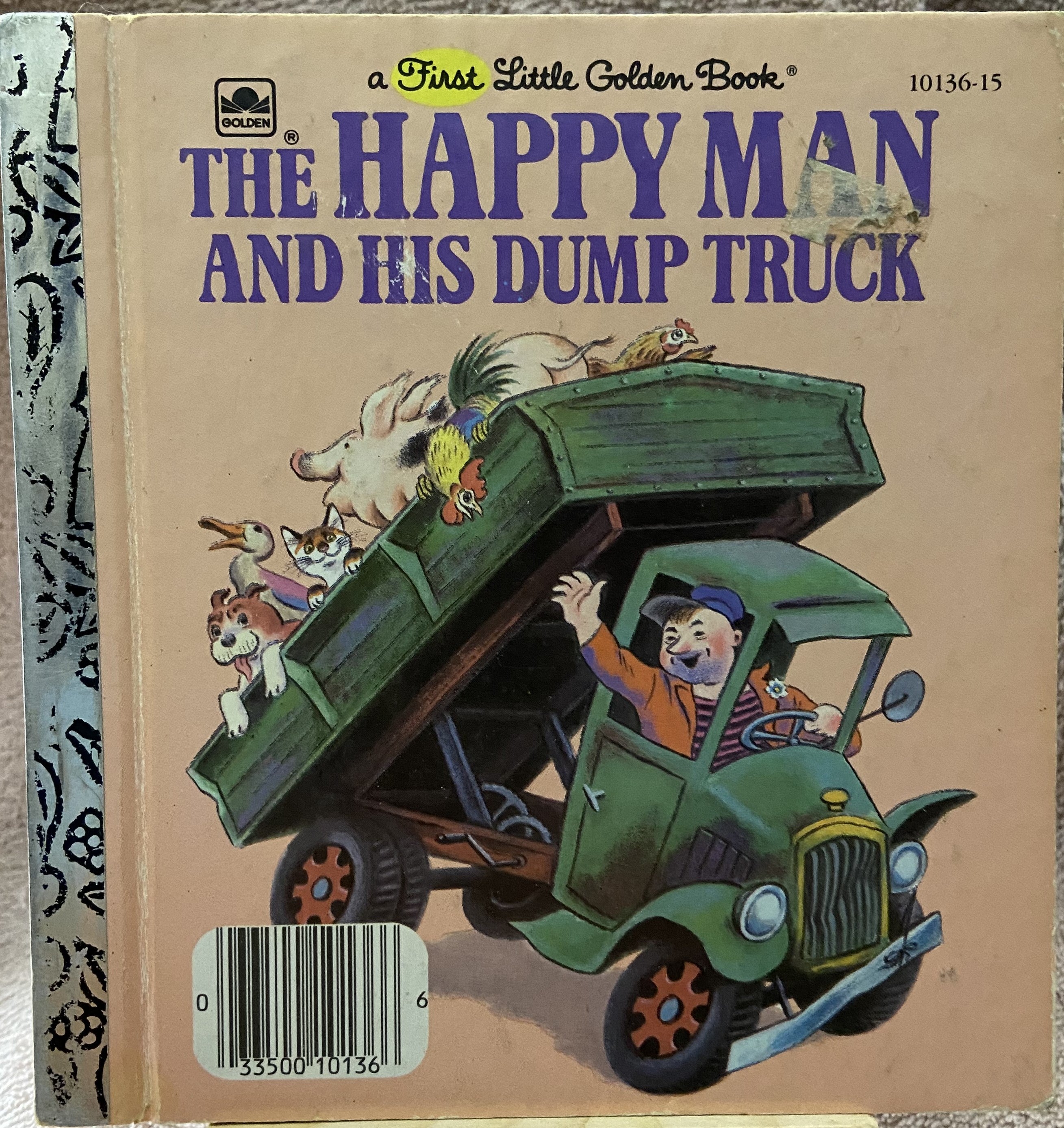 Happy Man And His Dump Truck, The - A First Little Golden Book
