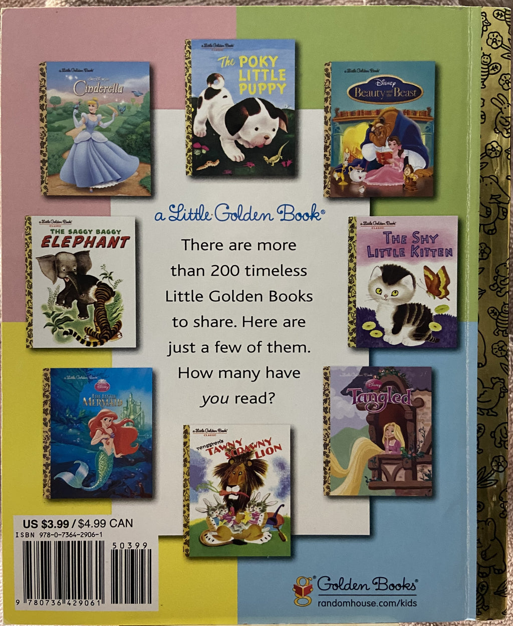 Disney Princess: I Am A Princess - A Little Golden Book