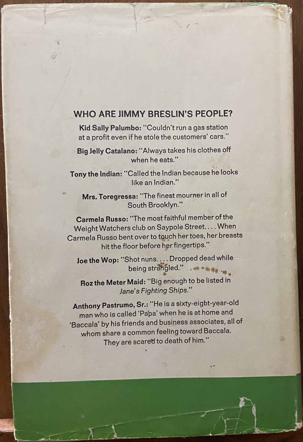 Jimmy Breslin: The Gang That Couldn't Shoot Straight HC DJ BCE