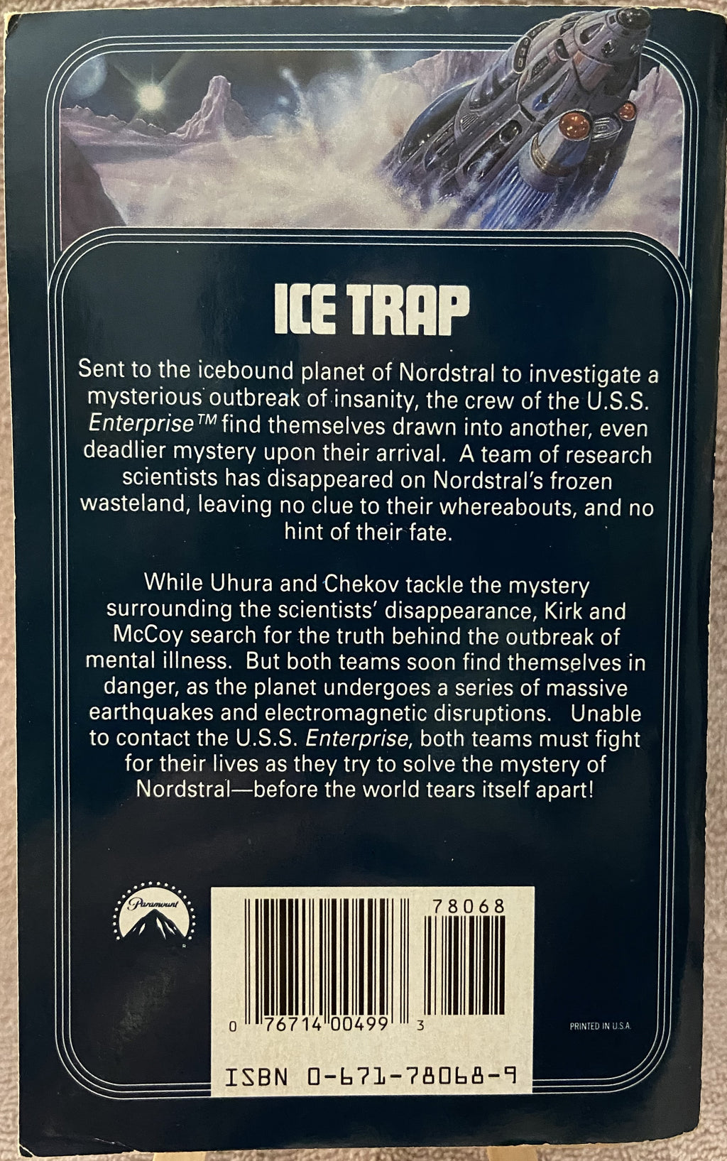 L. A. Graf: Star Trek - Ice Trap PB