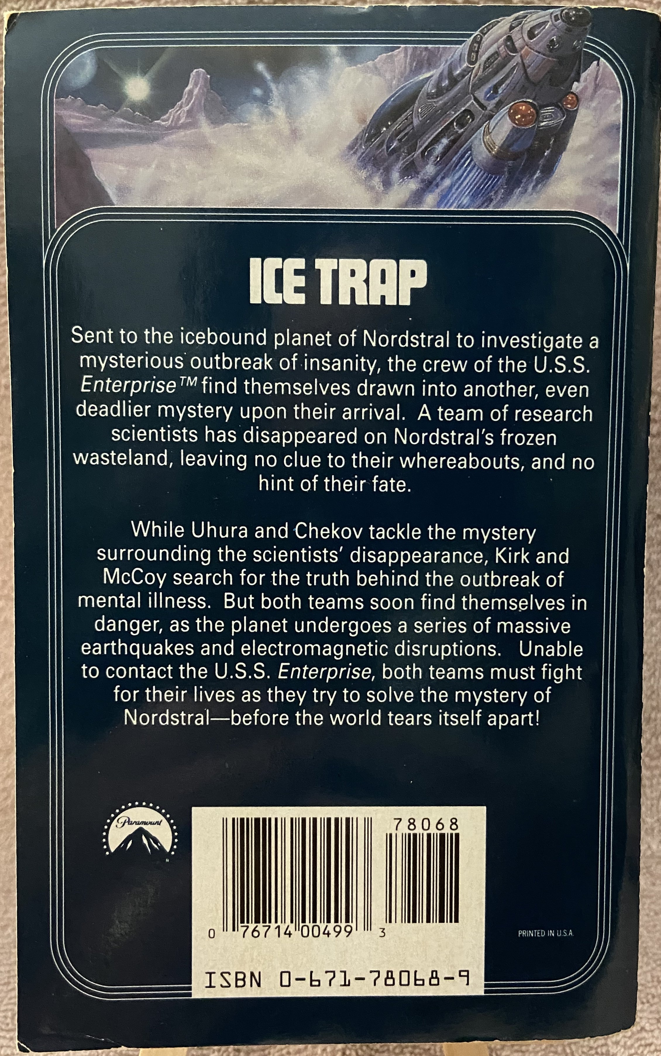 L. A. Graf: Star Trek - Ice Trap PB