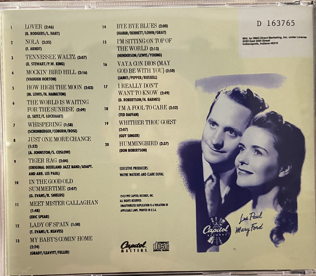 Les Paul With Mary Ford: The Best Of The Capitol Masters