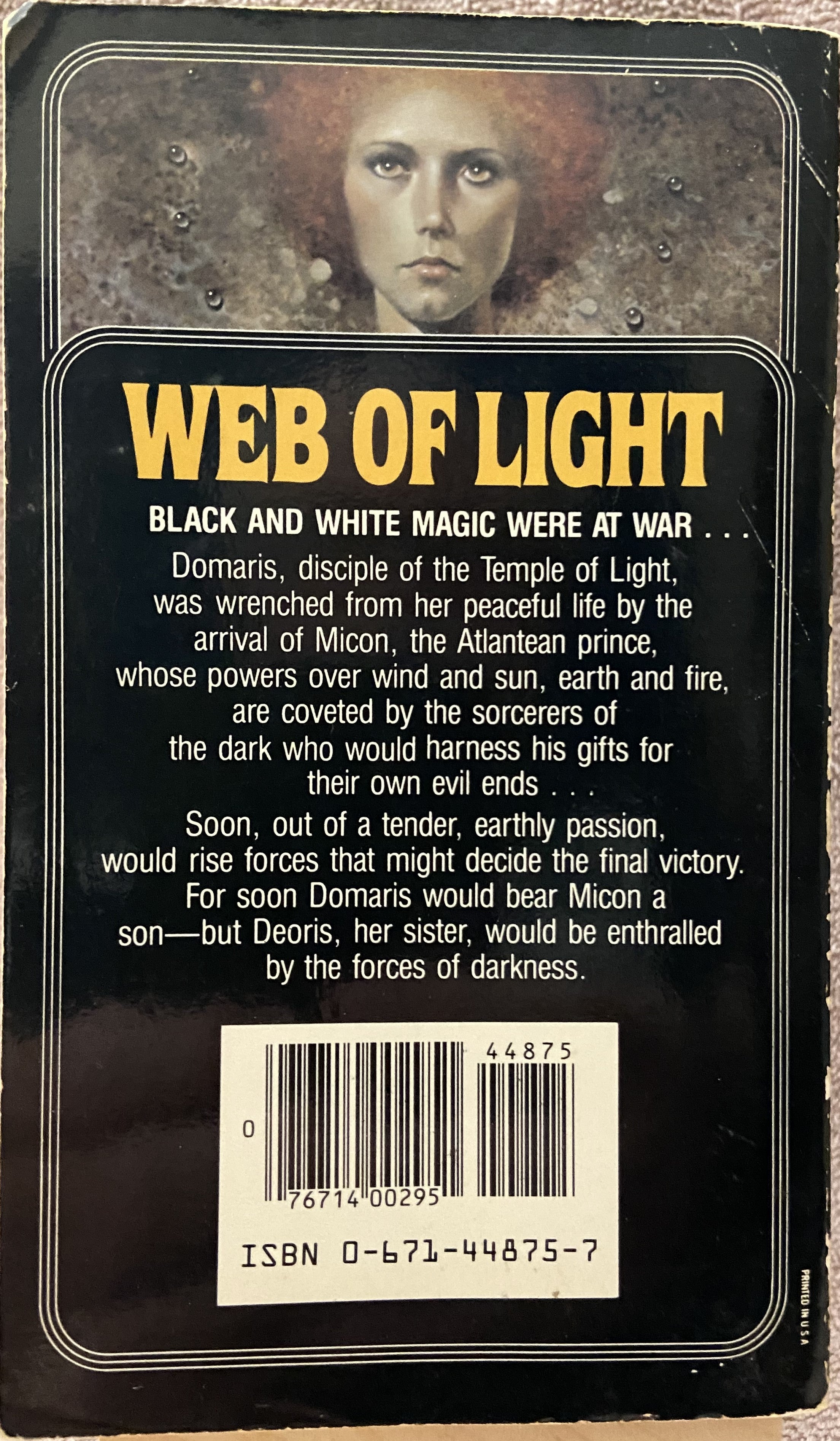 Marion Zimmer Bradley: Web Of Light PB