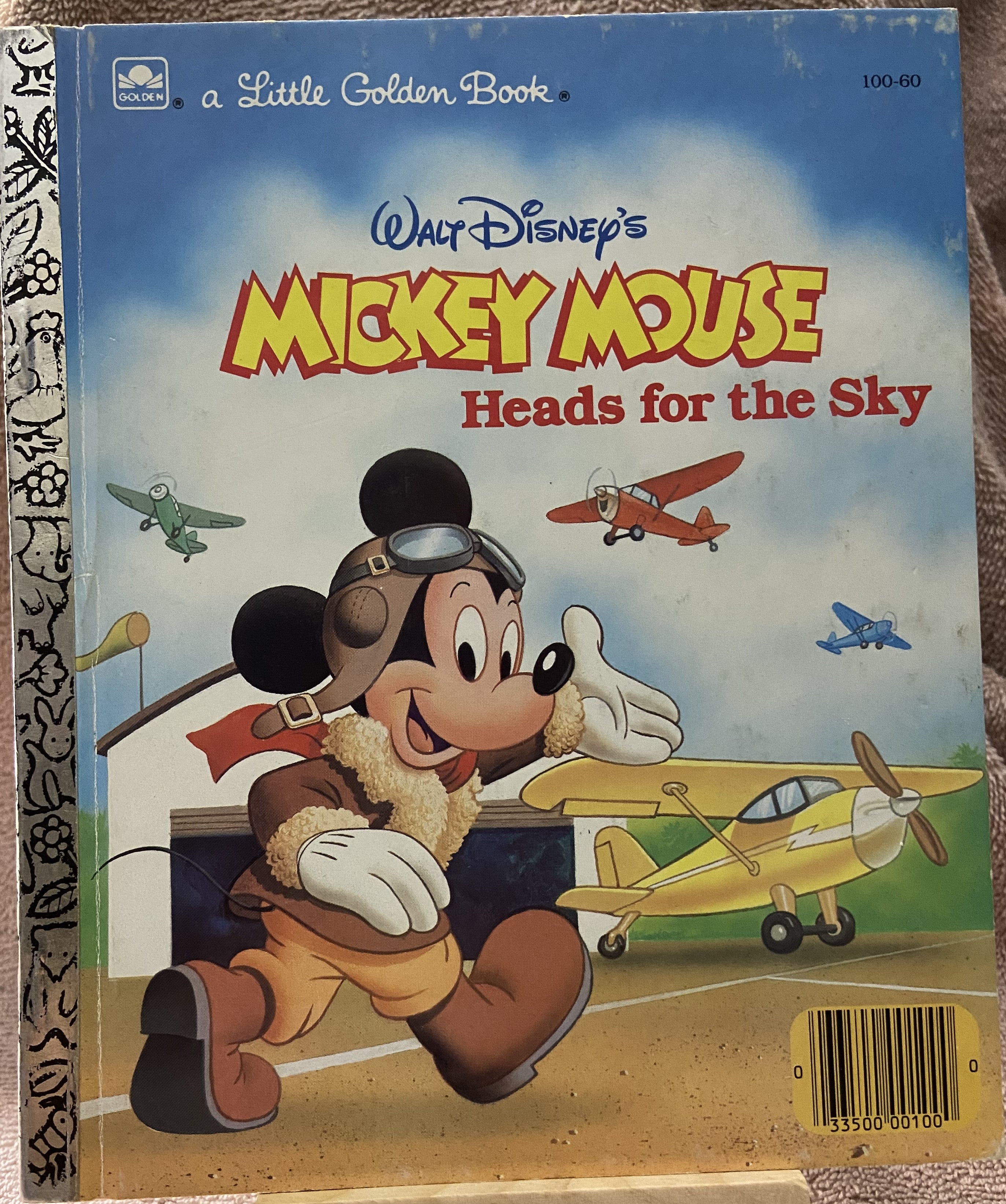 Disney's Mickey Mouse: Mickey Mouse Heads For The Sky - A Little Golden Book