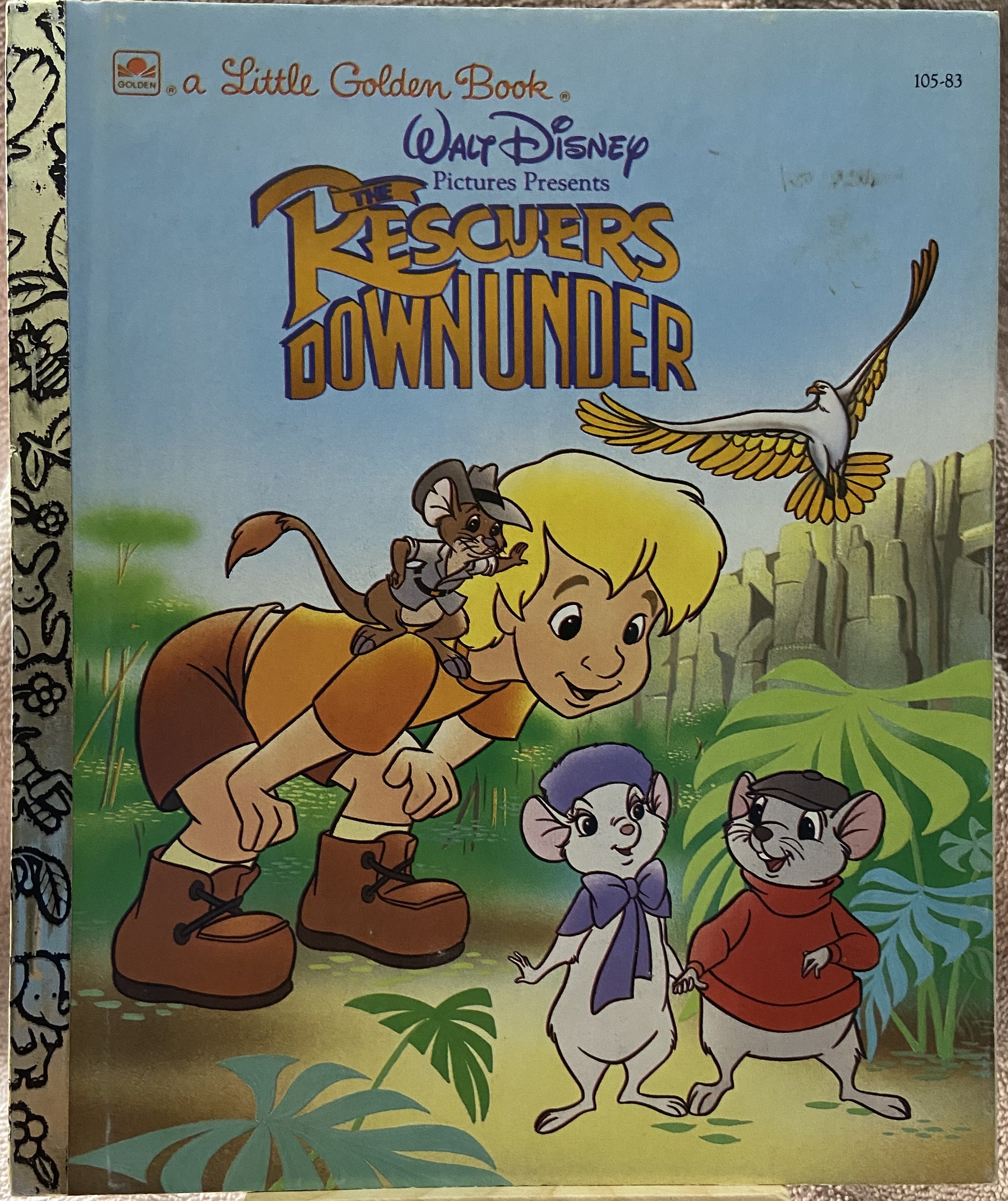 Disney's The Rescuers Down Under - A Little Golden Book
