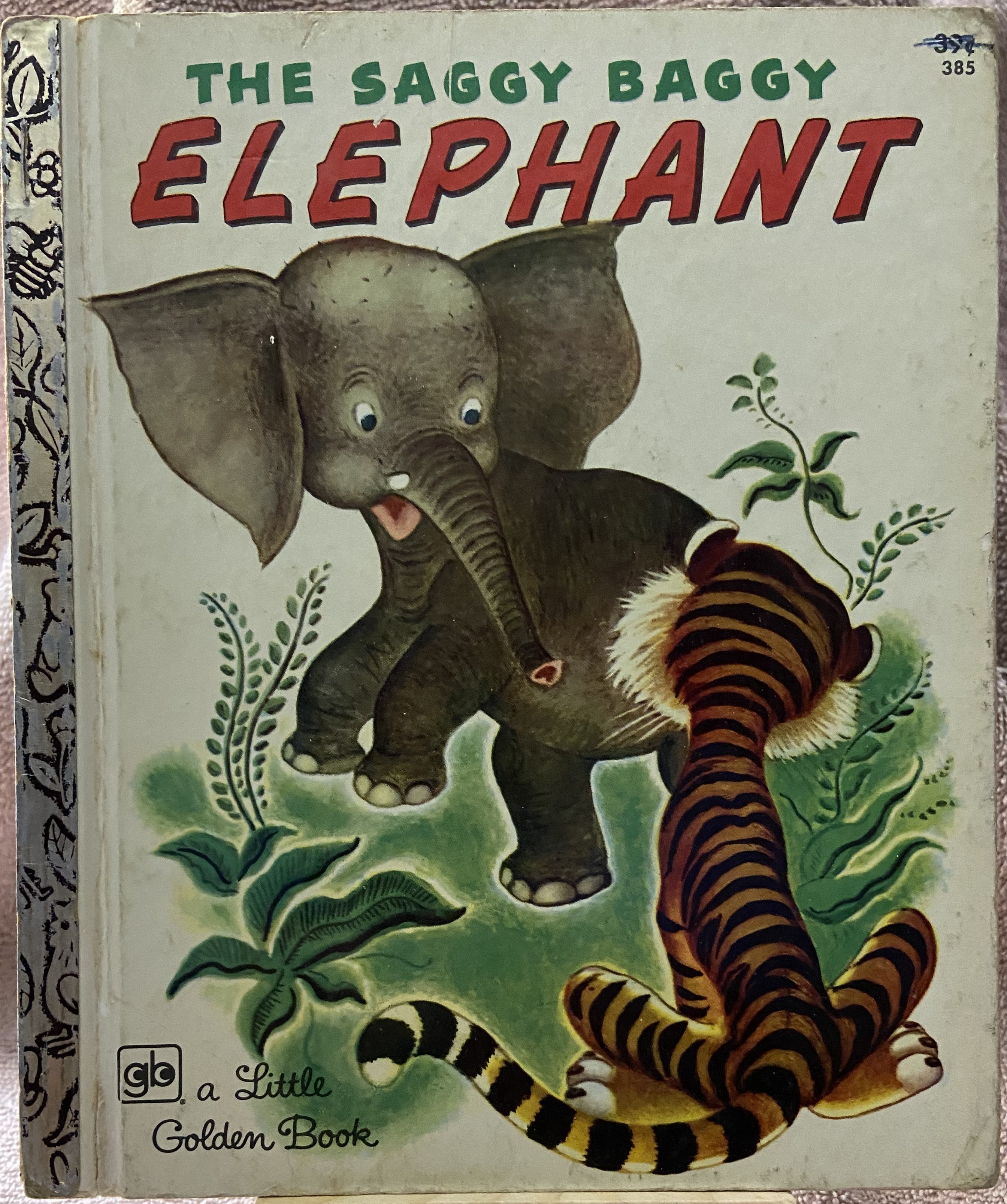 Saggy Baggy Elephant, The - A Little Golden Book