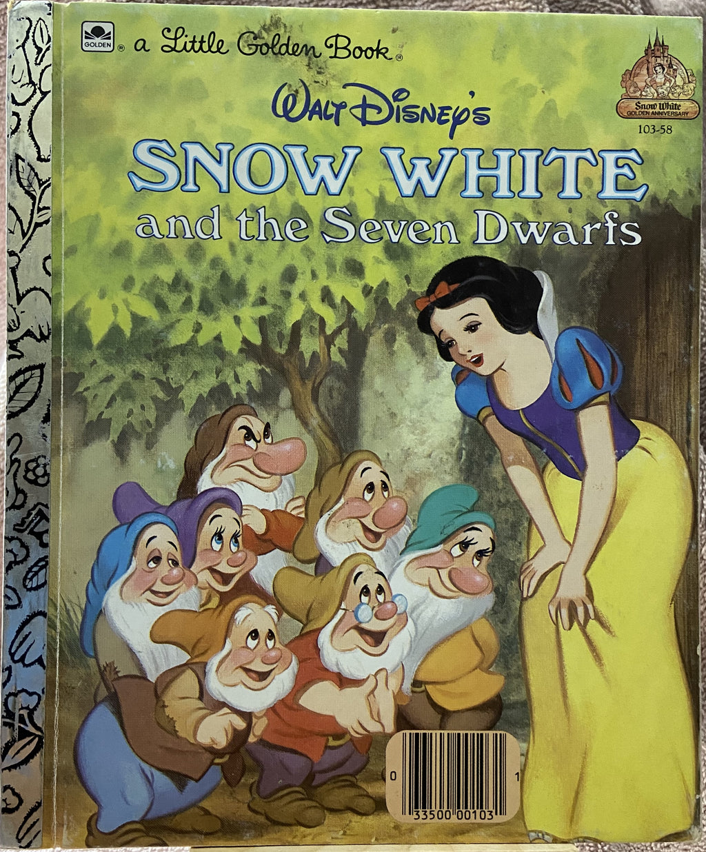 Disney's Snow White And The Seven Dwarfs - A Little Golden Book