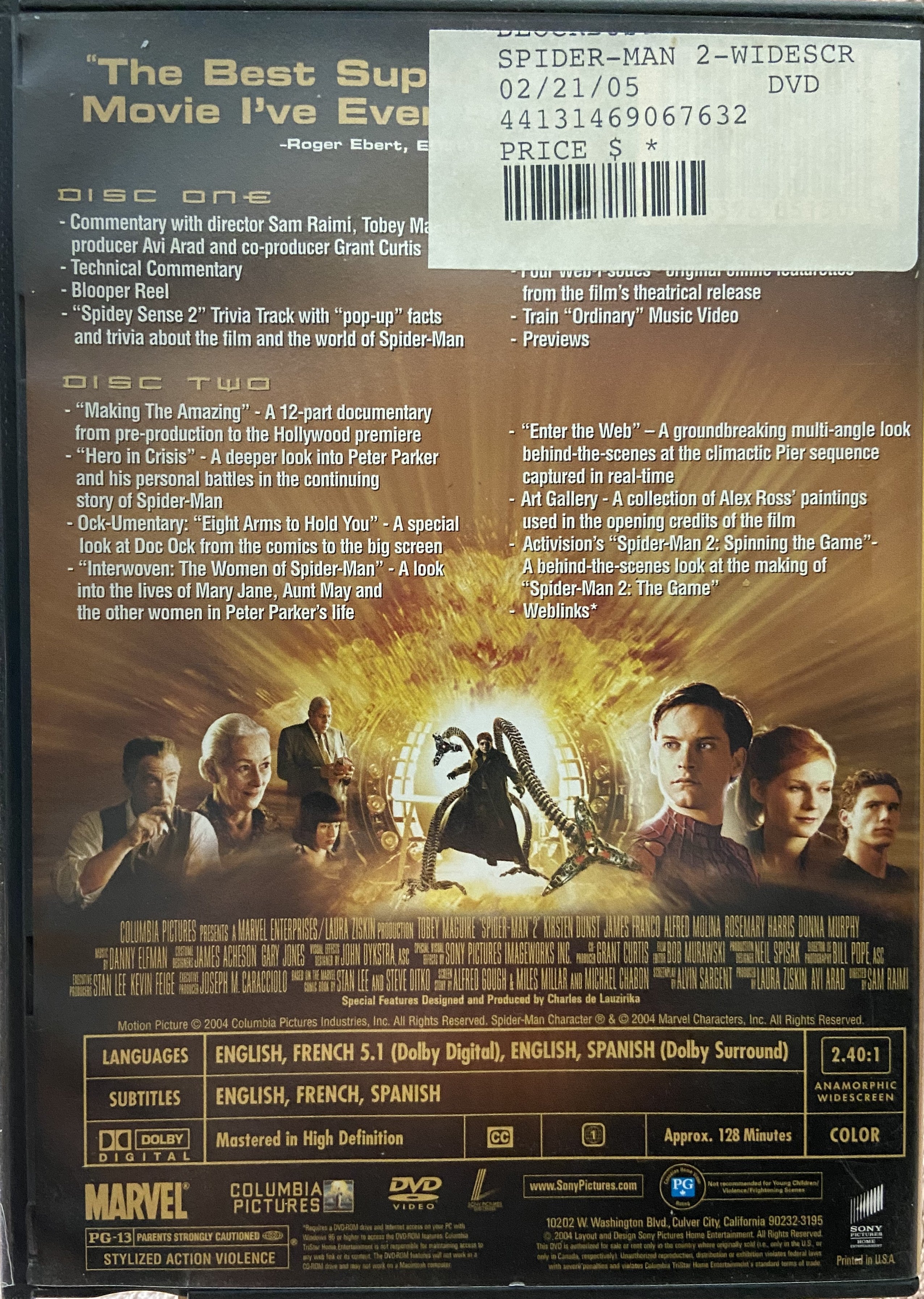 Spider-Man 2 (Former Blockbuster Rental)
