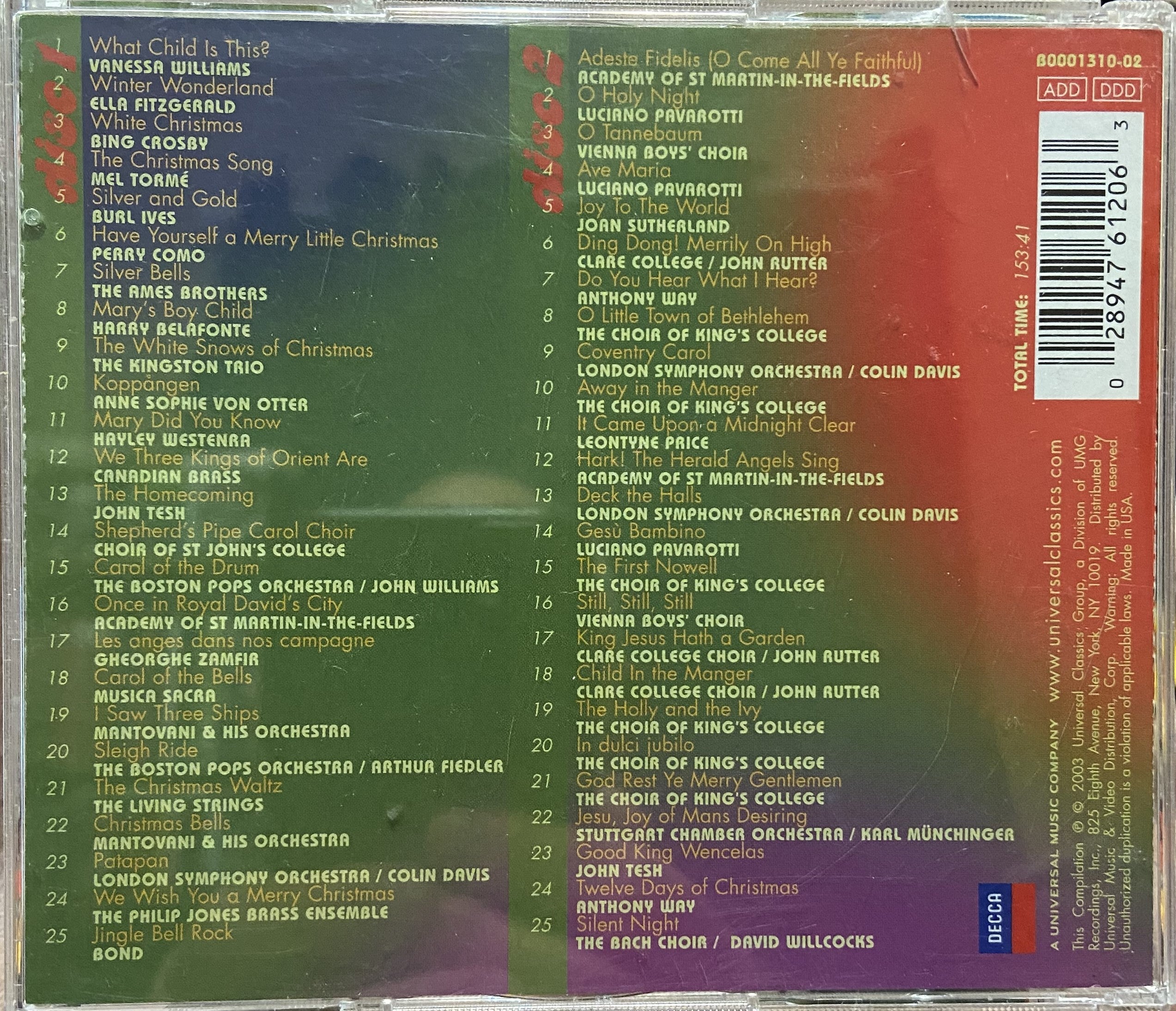 Various Artists: The Incredible Christmas Album