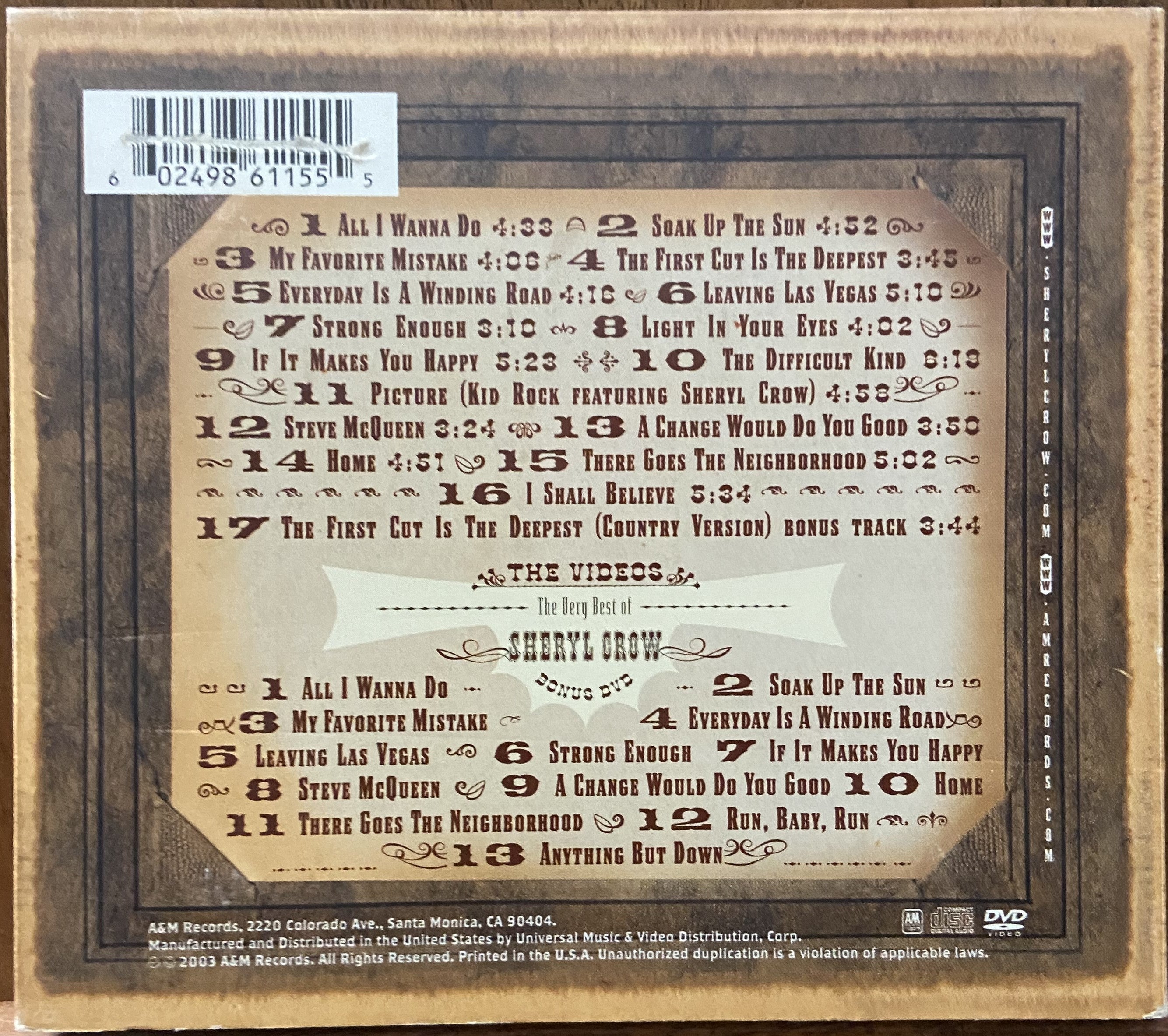 Sheryl Crow: The Very Best Of Sheryl Crow