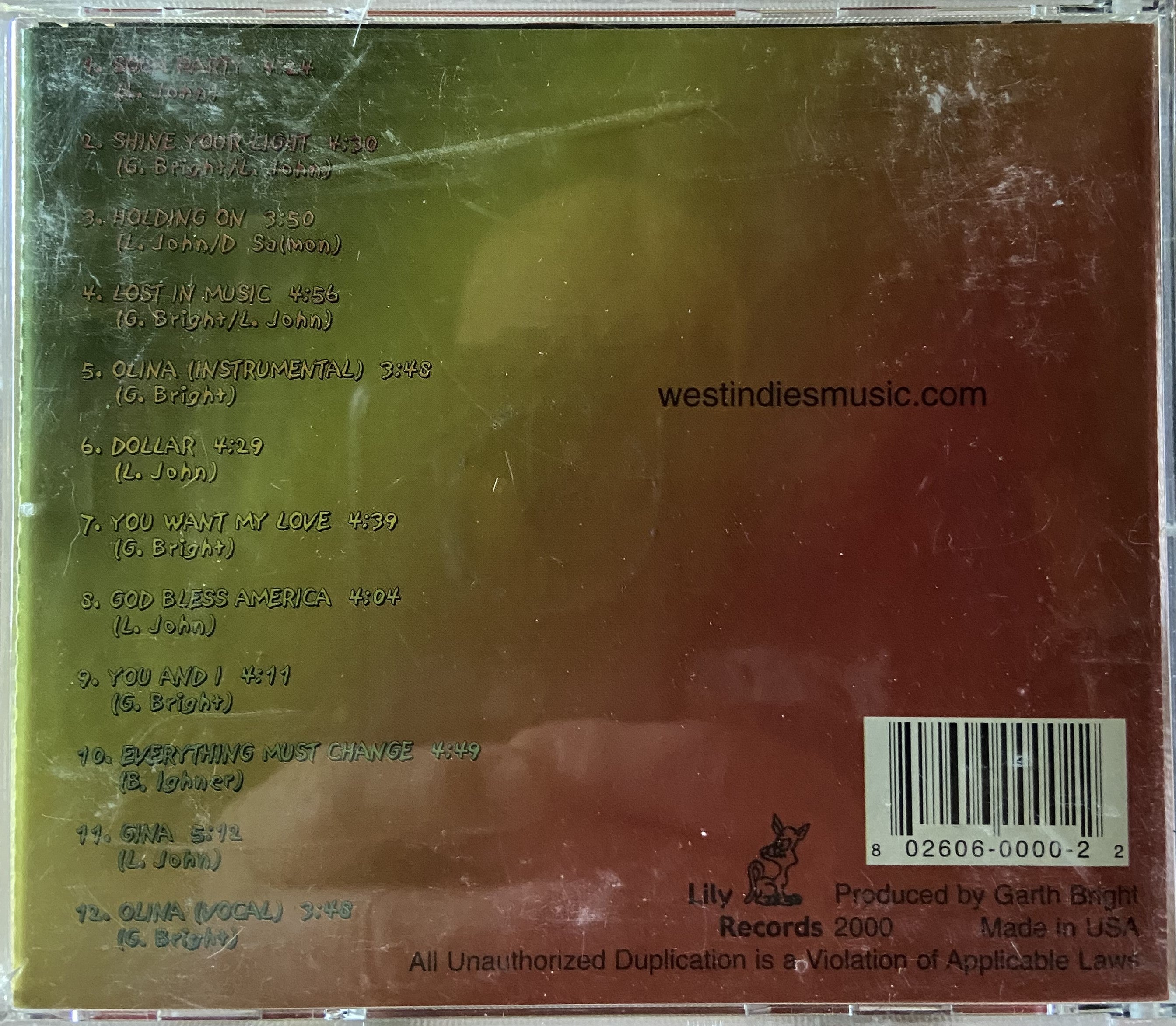 West Indies: Lost In Music
