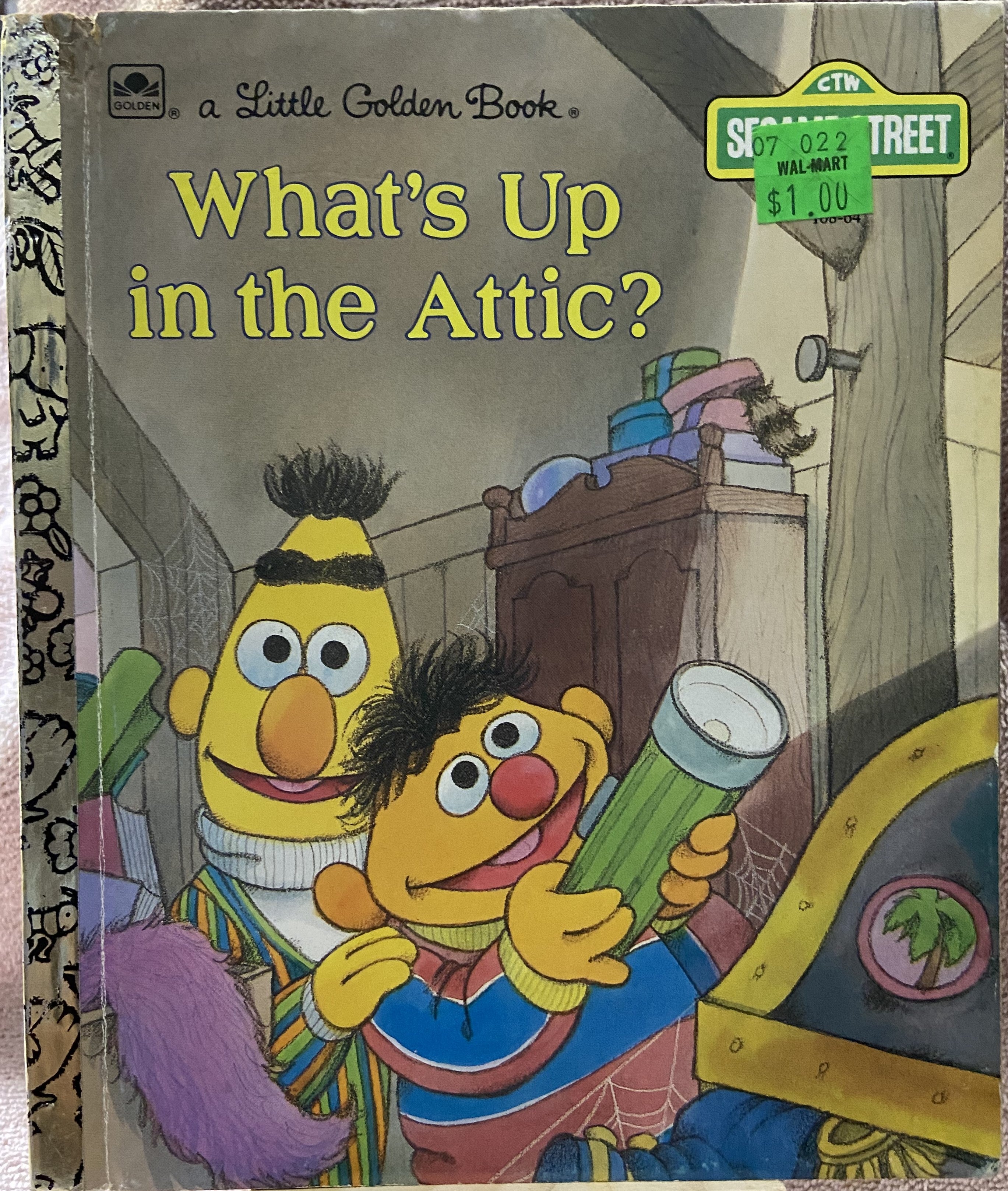 Sesame Street: What's Up In The Attic? - A Little Golden Book