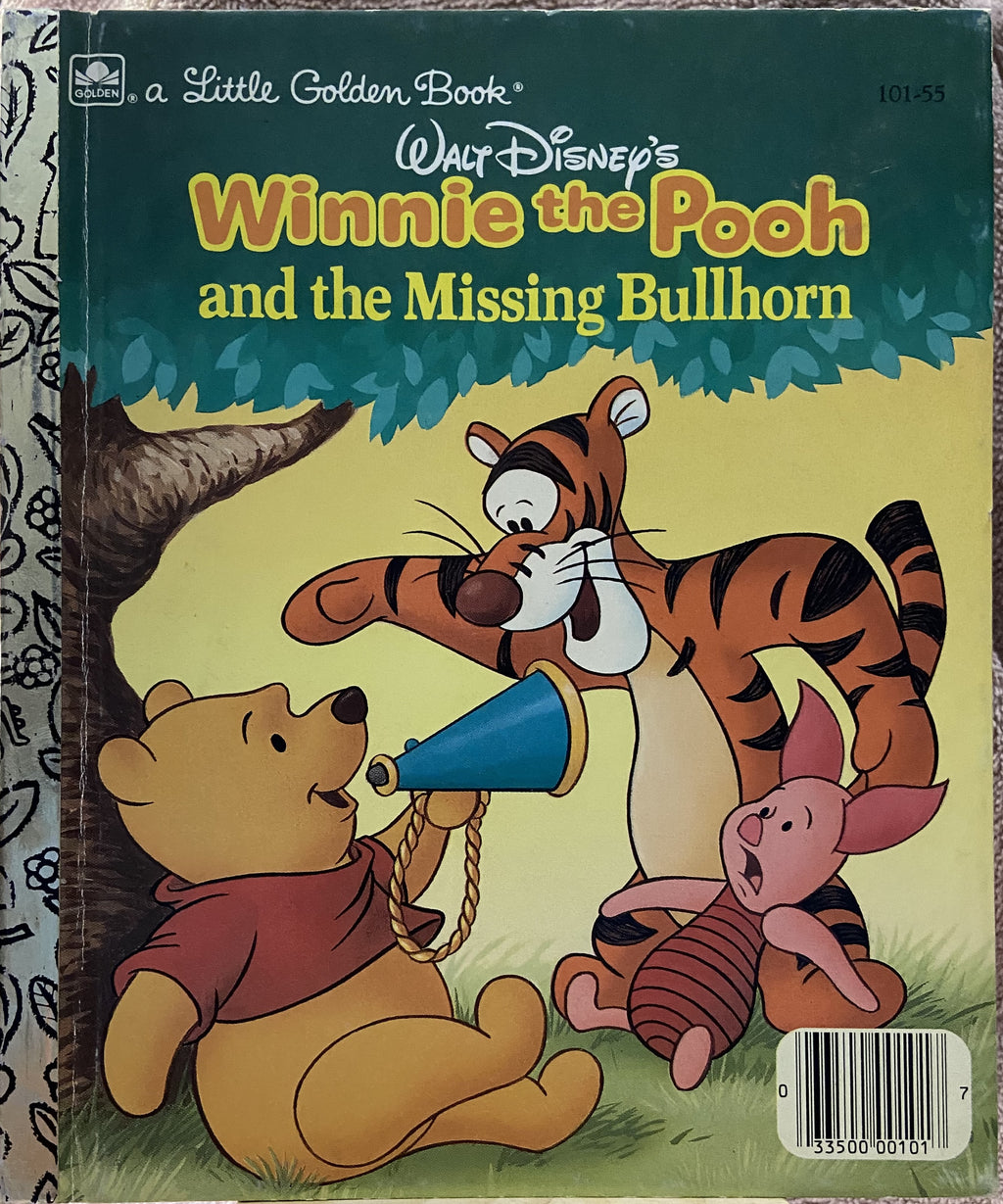 Disney's Winnie The Pooh And The Missing Bullhorn - A Little Golden Book