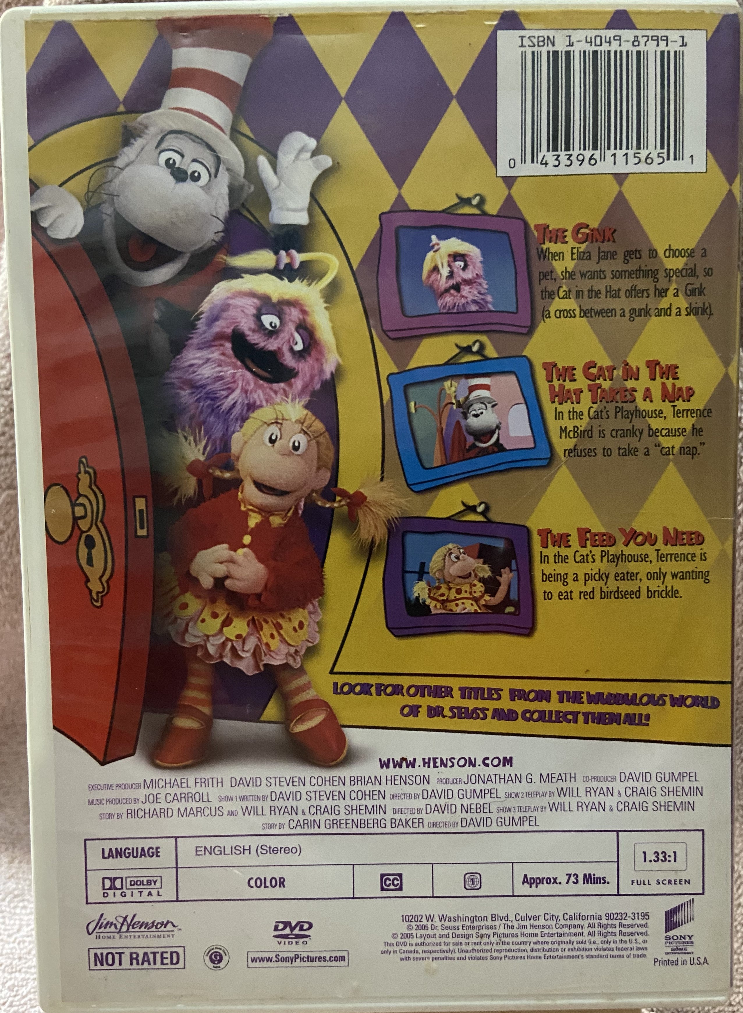 Wubbulous World Of Dr. Seuss, The - The Gink, The Cat In The Hat Takes A Nap, The Feed You Need