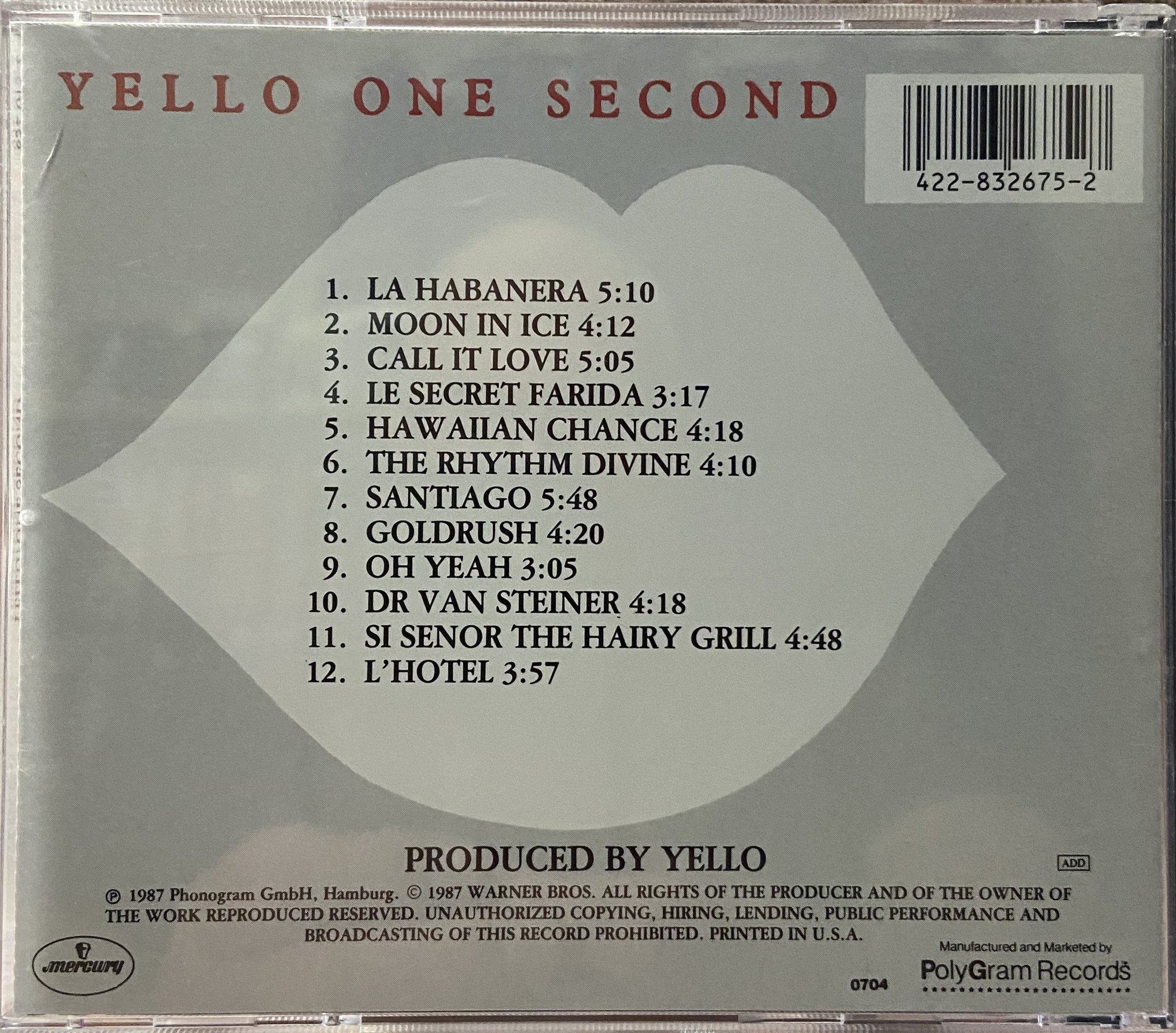 Yello: One Second
